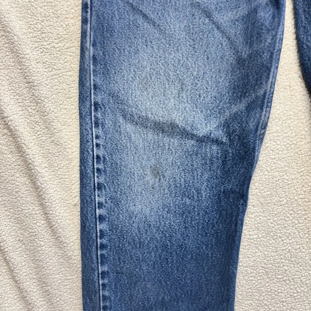 Levi's 505 Jeans Mens 34 x 36 Medium Wash Regular Fit Straight Leg Red Tab Denim